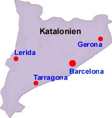 Katalonien, Informationen, Städte, Geschichte, Sehenswürdigkeiten